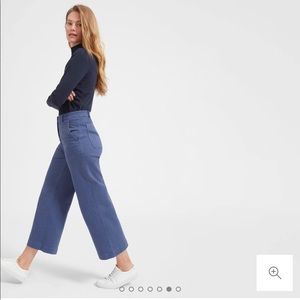 EVERLANE wide leg crop pant